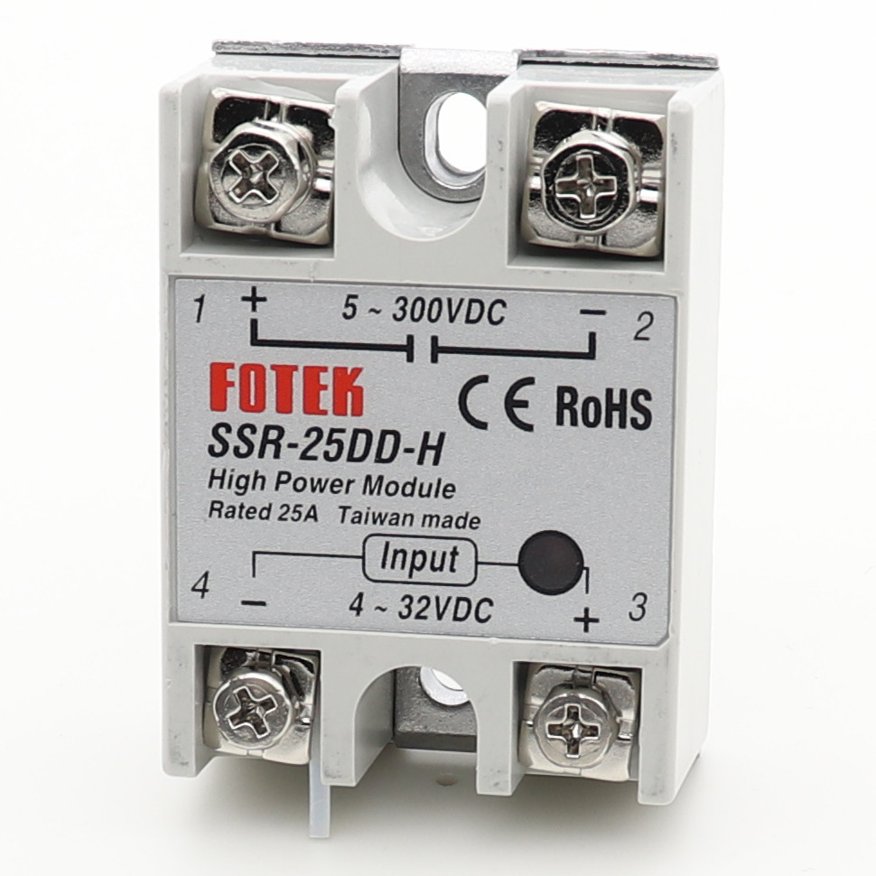 Оригінальне однофазне твердотільне реле FOTEK SSR-25 DD-H