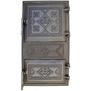 Дверцята для печі без скла "Вишиванка" 265х480 мм не фарбована