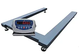 Палетні ваги 800х1200 мм від виробника Горизонт, електронні, серія «Стандарт» Т1RS232-0812