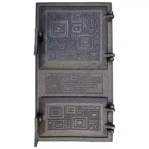 Дверцята для печі без скла "Модерн" 265х480 мм не фарбована