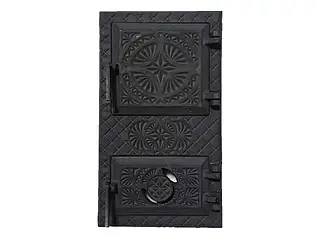 Дверцята для печі без скла "Вікторія" 290х505 мм