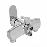 Смеситель для ванны Lidz Tani 005 с поворотным изливом (c душевым гарнитуром) (k40) LDTAN005CRM44962 Chrome, фото 5