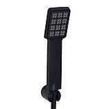 Смеситель для ванны Lidz Wawel 006 (c душевым гарнитуром) (k35) LDWAW006BLA45393 Black, фото 4