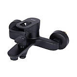 Змішувач для ванни Lidz Latwa 006 (з душовим гарнітуром) (k35) LDLAT006BLA45419 Black, фото 6