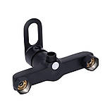 Смеситель для душа Lidz Latwa 010 (с душевым гарнитуром) (k40) LDLAT010BLA45421 Black, фото 5
