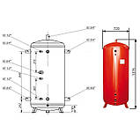 Теплоакумулятор Thermo Alliance TA-ТАМ-00 300 без ізоляції, фото 3