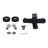 Змішувач для ванни Qtap Slavonice QTSLA259BLM45918 Black Matt, фото 6