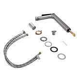 Змішувач для раковини Qtap Slavonice високий QTSLA269GMB45925 Gunmetal Black PVD, фото 4