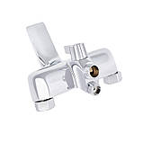 Смеситель для ванны Qtap Vlasta New с длинным поворотным изливом (c душевым гарнитуром) QTVLA260CRM45644 Chrome, фото 3