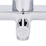 Смеситель для ванны Qtap Vlasta New с длинным поворотным изливом (c душевым гарнитуром) QTVLA260CRM45644 Chrome, фото 4