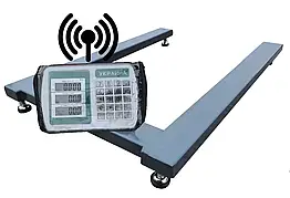 Палетні ваги 800х1200 мм Горизонт, з калькулятором, серія «СТАНДАРТ» A9-WiFi-0812