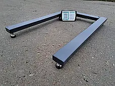 Палетні ваги 800х1200 мм Горизонт, з калькулятором, серія «СТАНДАРТ» A9-WiFi-0812, фото 5