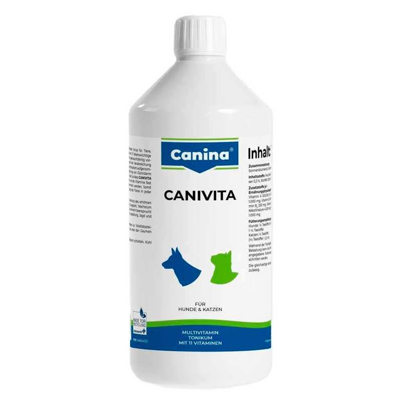 Вітамінізований тонік для собак та котів Canina (Каніна) Canivita зі швидким ефектом 1 л