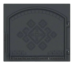 Дверка топочна без скла ""Замкова"" 490х420 мм