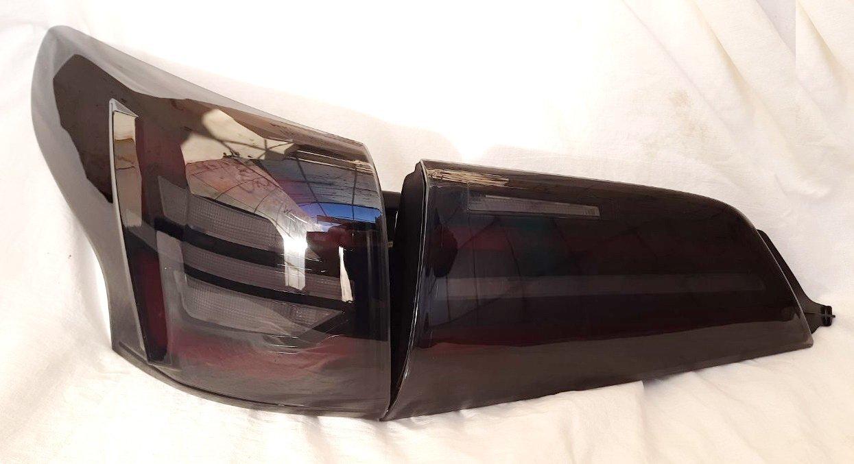 Nissan Qashqai J11 / Rogue Sport Mk2 оптика задня LED тюнінг чорна стиль X3 CP (CPNSQS17TLB), фото 1