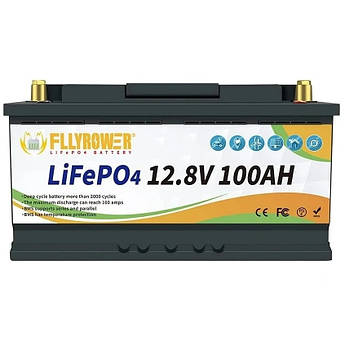 Акумулятор для ДБЖ (UPS) FlyPower LiFePO4 12В, 100A/г