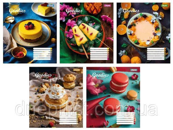 Зошит 36 арк. клітинка "YES"/ Bright goodies, фото 1