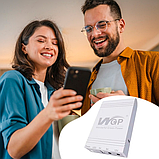 Універсальне джерело безперебійного живлення міні UPS WGP ємність 38.48wH 10400mAh (Білий), фото 8