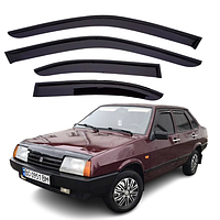 Боковые дефлекторы окон ВАЗ 2109, 099, 14-15 на скотче, ветровики на окна