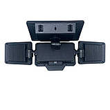 Вуличний потрійний ліхтар із сонячною панеллю JB2188 Solar 136 SMD LED прожектор з датчиком руху та пультом ДУ, фото 5