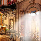 Вуличний потрійний ліхтар із сонячною панеллю JB2188 Solar 136 SMD LED прожектор з датчиком руху та пультом ДУ, фото 6