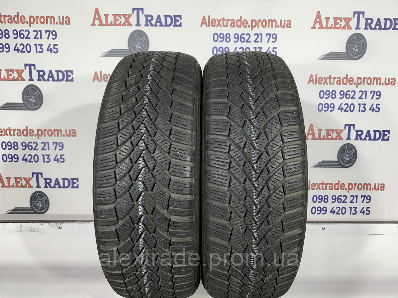 185/60 R15 Continental WinterContact TS 850 зимові шини б/у, фото 1
