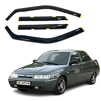 Боковые дефлекторы окон ВАЗ 2110, 2112 (ВСТАВНЫЕ), ветровики на окна