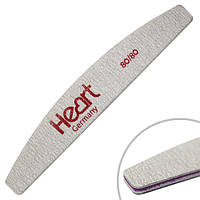 Пилка для нігтів Heart Half 80/80