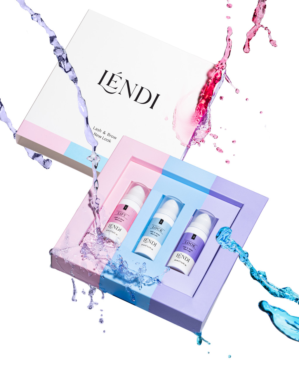Склади для ламінування брів і вій "LENDI" Lash&Brow New Look