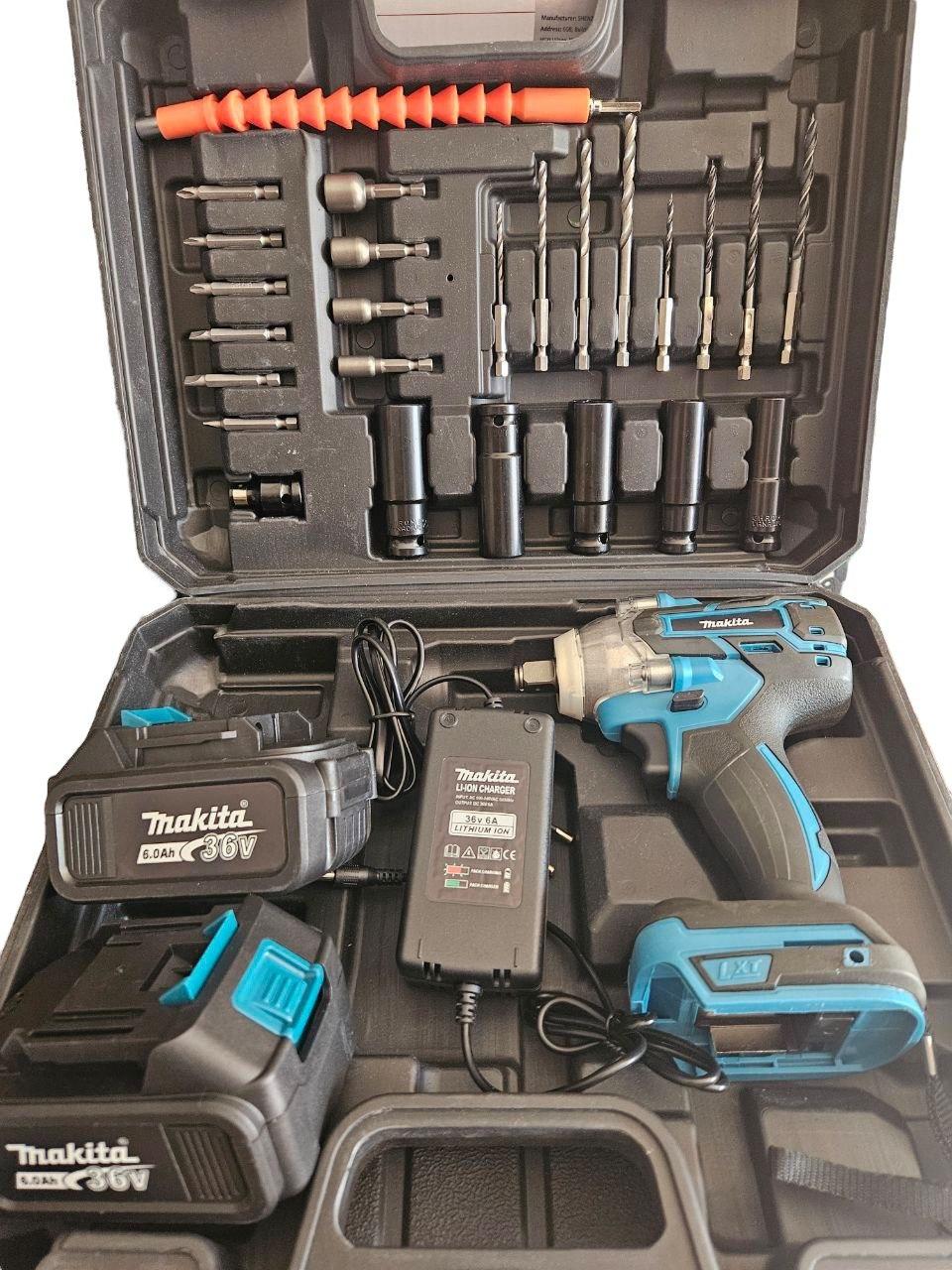 Акумуляторний гвинтоверт-гайковерт Makita DWT 301 (36V, 6AH) 2 в 1 Макіта, фото 1