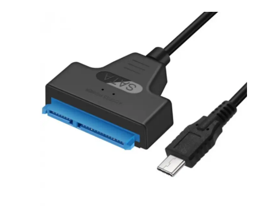 Кабель перехідник Type C-SATA data+Sata power, фото 1