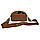 Жіноча маленька сумка через плече екошкіра коричневий Арт.CM6803 brown DavidJones Французька, фото 6