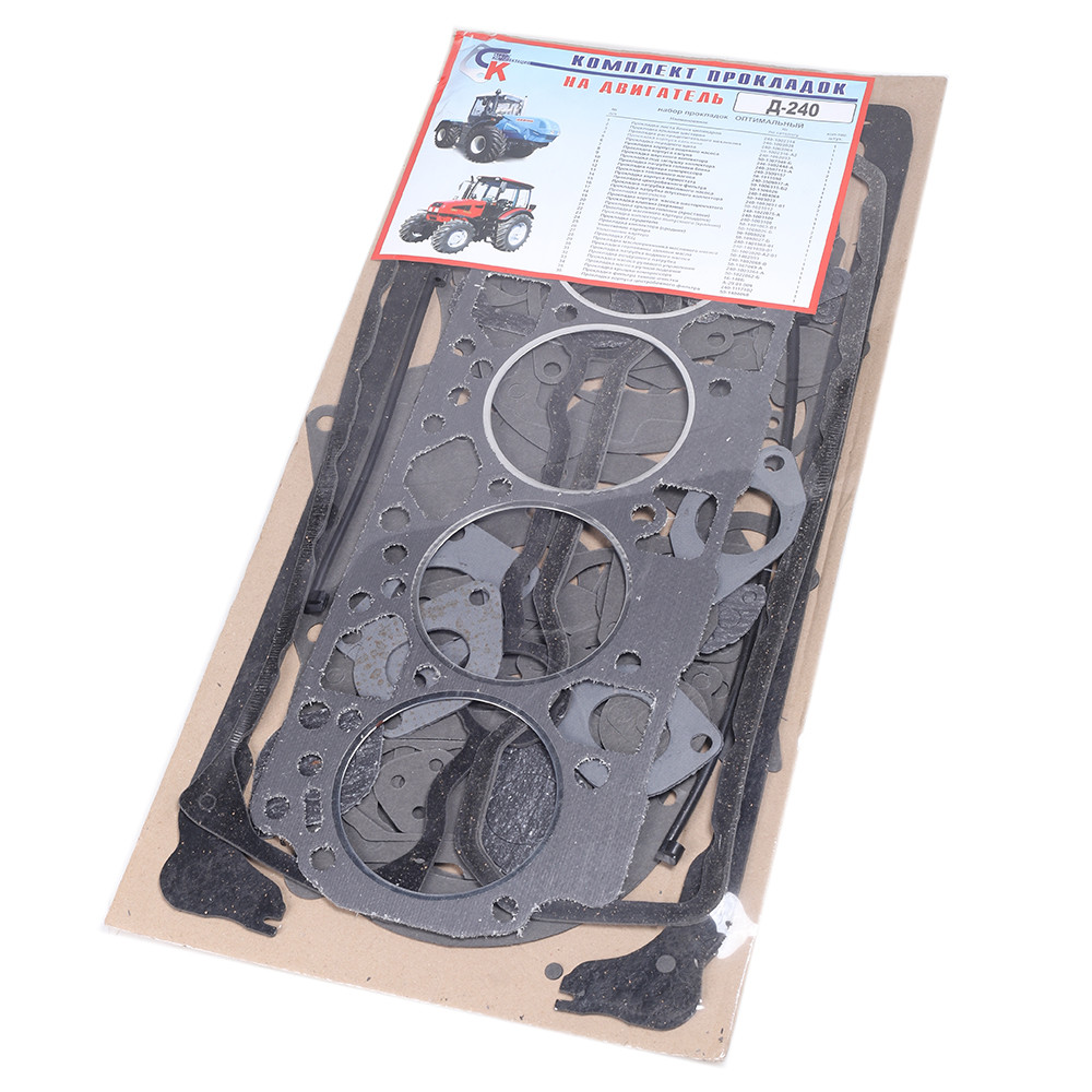Комп-т прокладок двигуна Д-240, 243 "Оптимальний" (Сервіс-Комплектація), 240-1002035-ОП