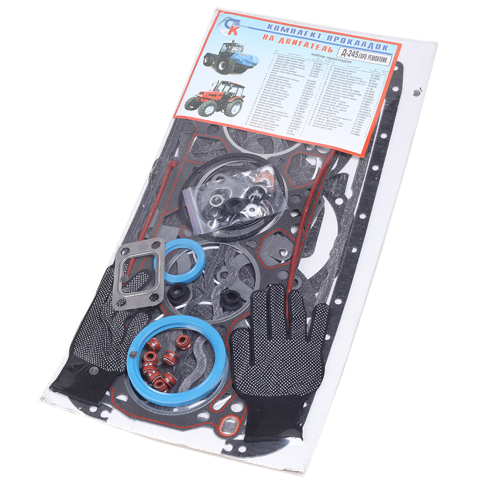 Комп-т прокладок двигуна Д-245 Ремонтник, Євро-3 (Сервіс-Комплектація), 245-1002035-Р-Е