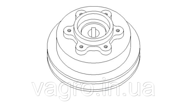 Шкив H131170 (John Deere, Оригінал)