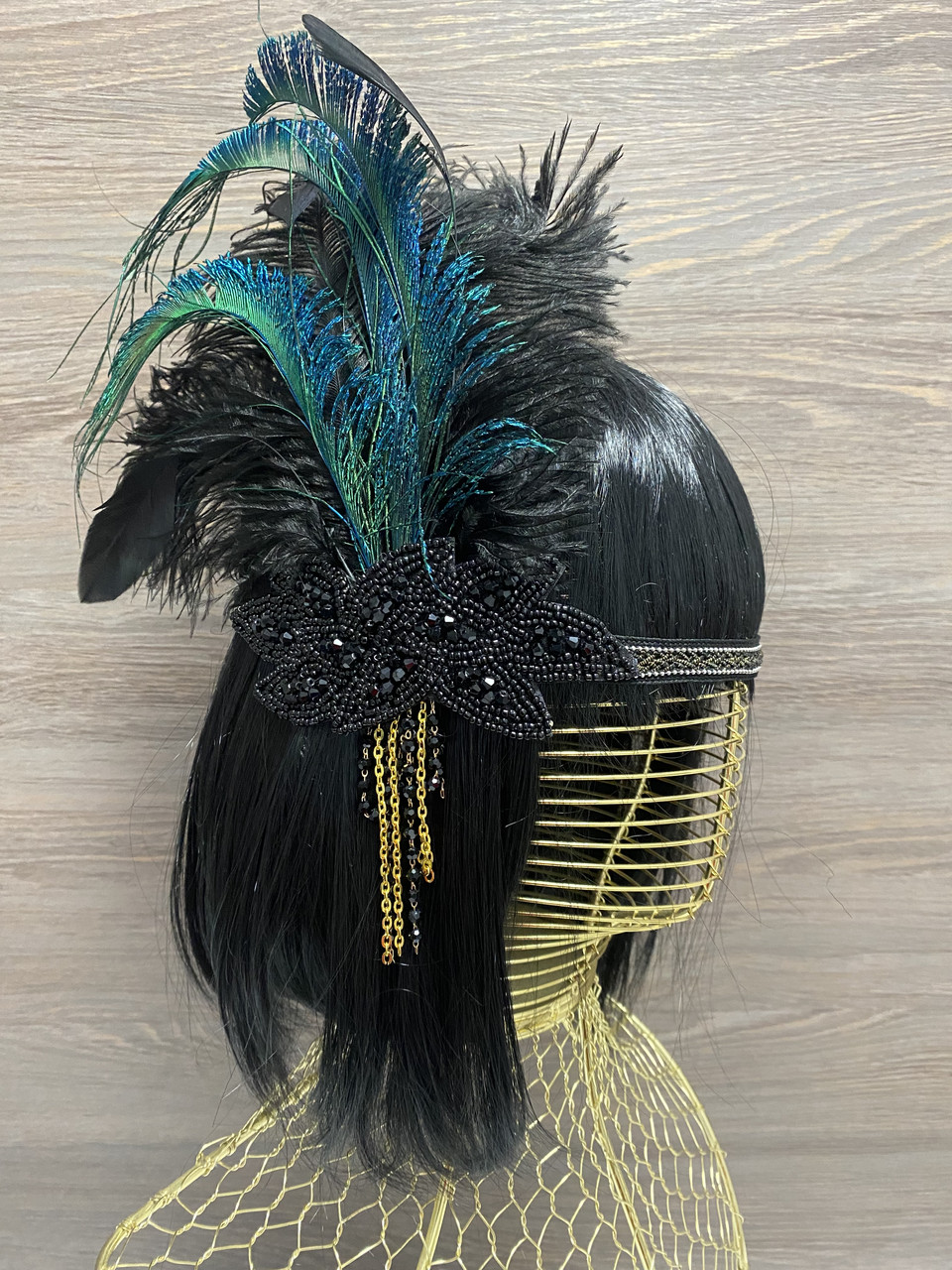 Пов'язка на голову "Дівчина гангстера", вечірка 20-х., фото 1