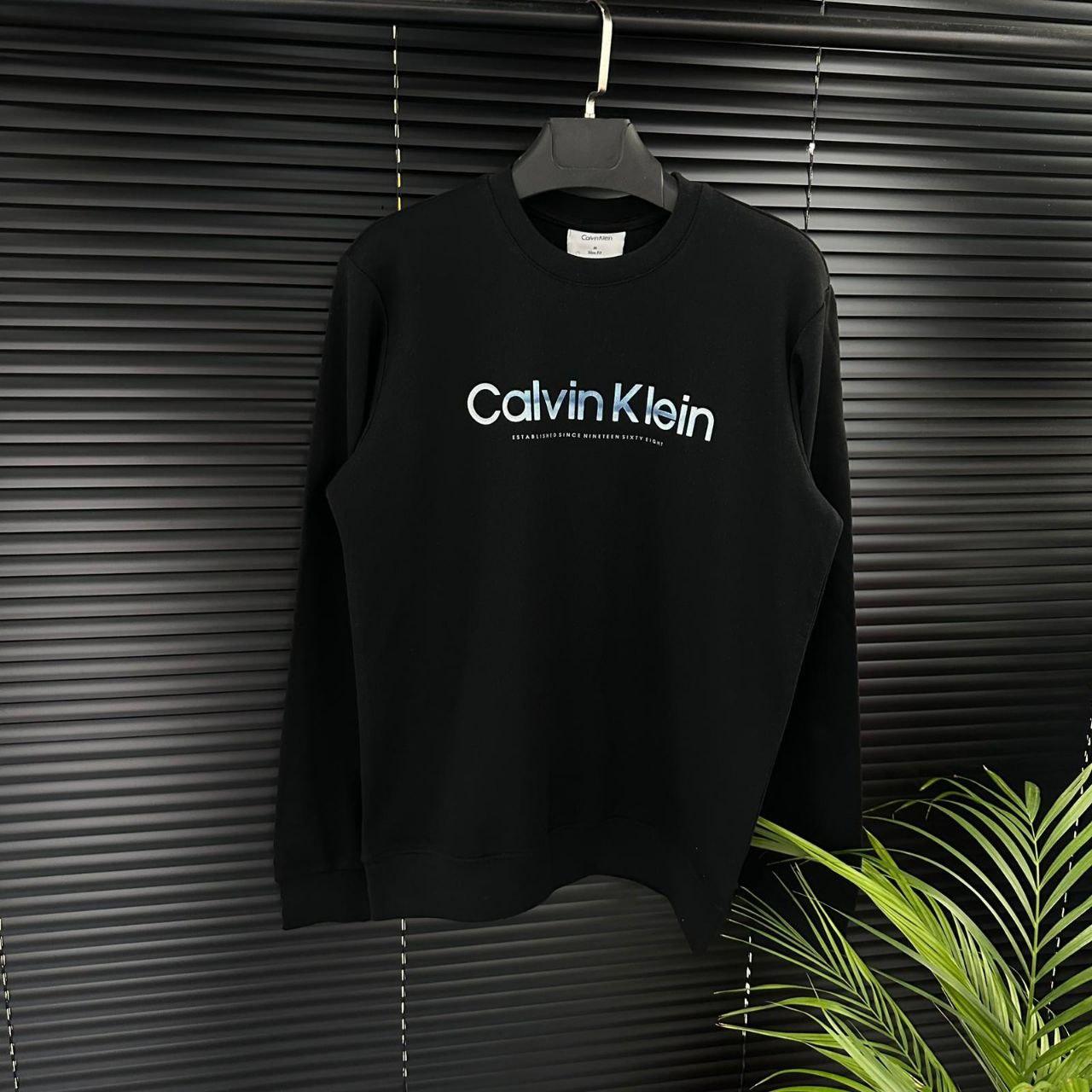 Чоловіча кофта світшот CALVIN KLEIN CK8448 чорна XL, фото 1