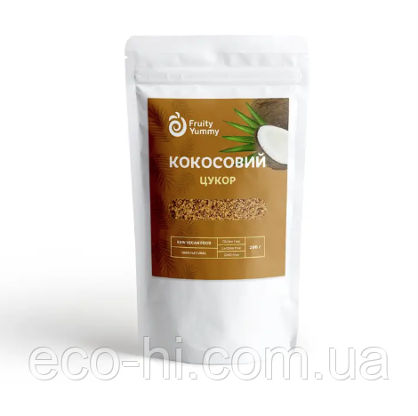 Кокосовий цукор 200 гр Fruity Yummy