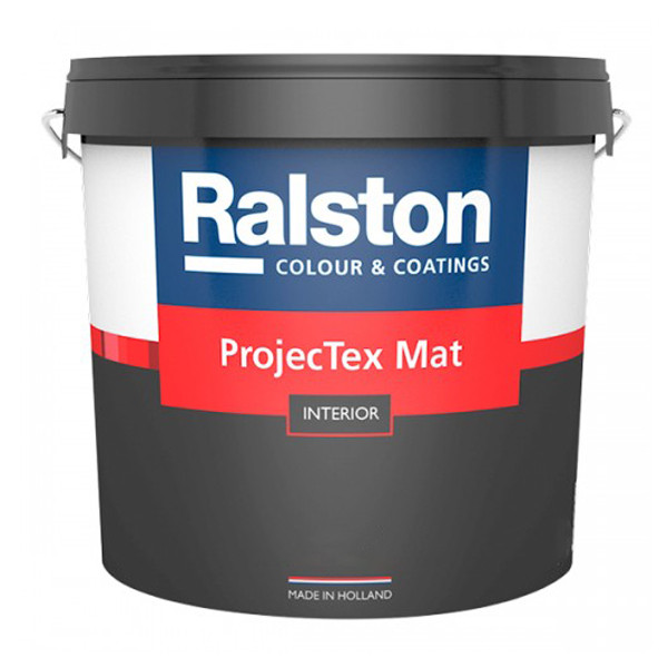 Фарба RALSTON Projec Tex Matt W матова паропроникна для внутрішніх робіт, 10 л