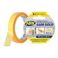 Стрічка малярна HPX 4400 маскуюча, 19 мм*25 м, "золота"