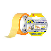 Стрічка малярська HPX 4400 маскувальна, 38 мм*25 м, "золота"