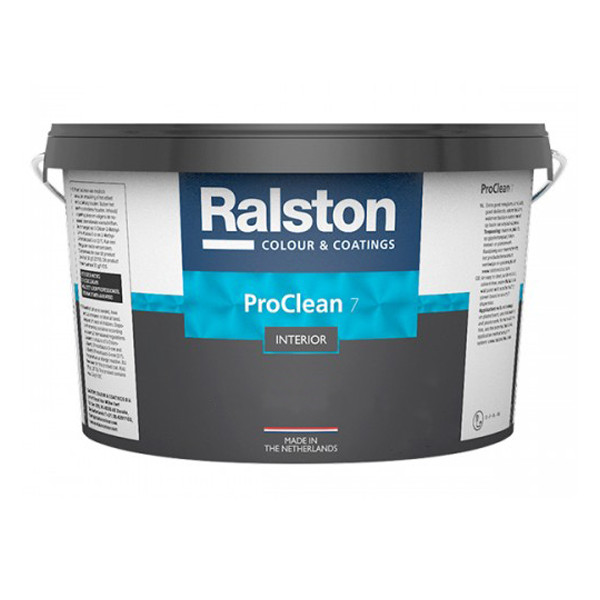 Фарба RALSTON Pro Clean 7 BTR матова для стін, для внутрішніх робіт, 2,25 л