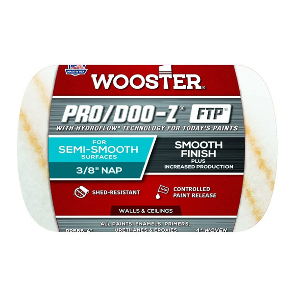 Валик WOOSTER для краски Рro/Doo-Z, 4”, ворс 3/8”