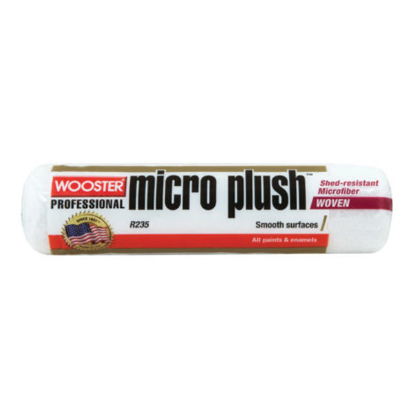 Валик WOOSTER з мікрофібри для фарби Micro Plush, 9", ворс 9/16"