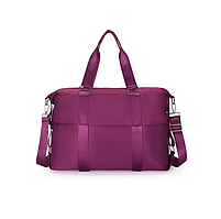 Сумка жіноча спортивна з плечовим ременем фіолетова 138С