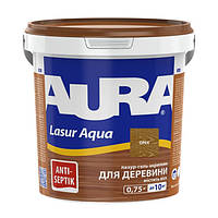 Деревозахисний засіб AURA Lasur Aqua (горіх), 0,75 л