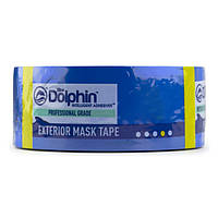 Стрічка малярська Blue Dolphin "TARP&STUCCO" для зовнішніх робіт, складних поверхонь (блакитна), 48 мм*25 м