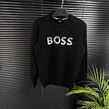 Чоловіча кофта світшот Hugo Boss CK8454 чорна, фото 2