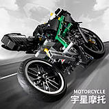 Конструктор мотоцикл дитячий спортивний спортивний гоночний на 639 деталей, фото 3