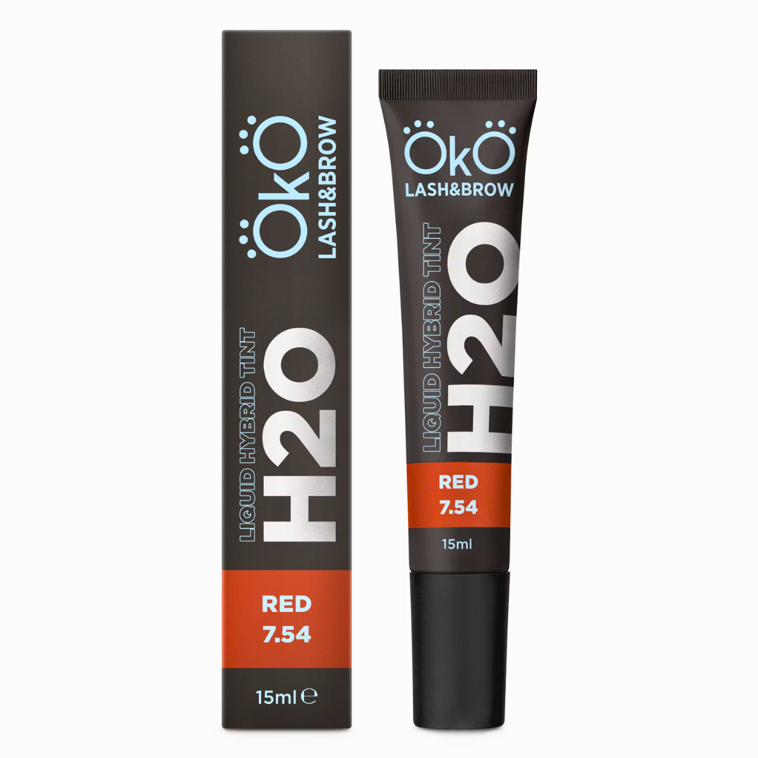 Фарба для брів та вій OKO Liquid Hybrid Tint H20 | Red 7.54, фото 1